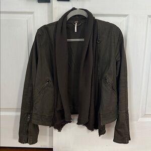 Free People Dark Olive Jacket